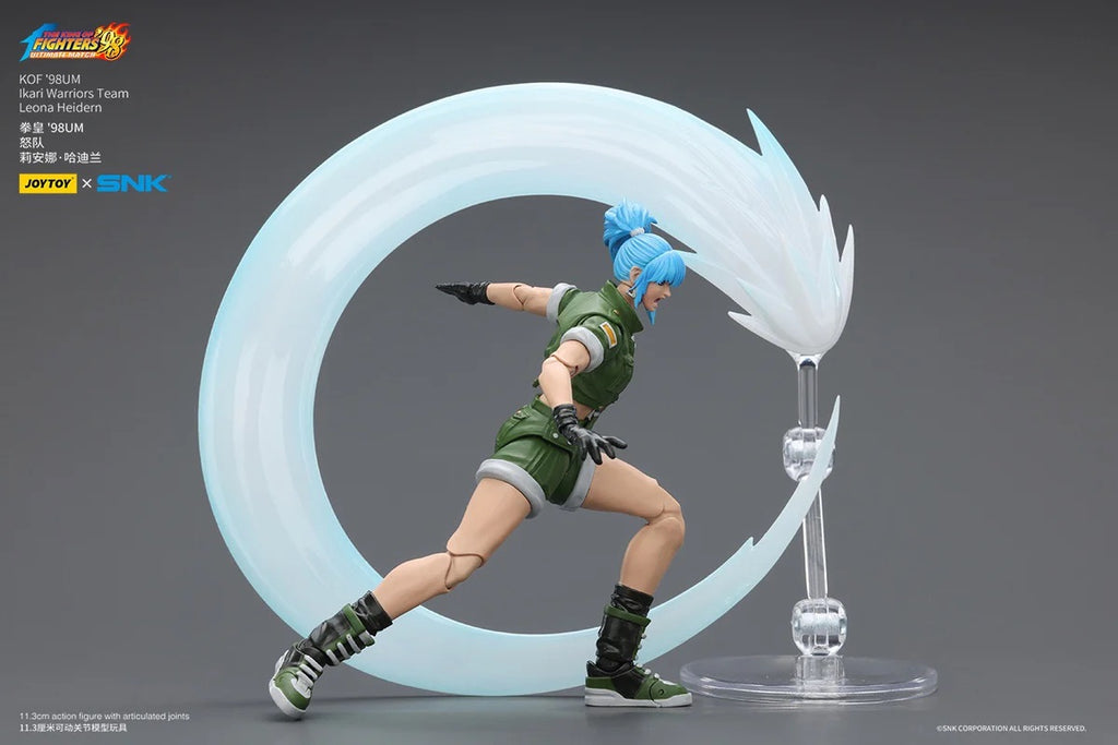 JOYTOY 暗源 1/18 拳皇'98UM 怒隊 Leona Heidern 莉安娜 哈迪蘭 可動人偶