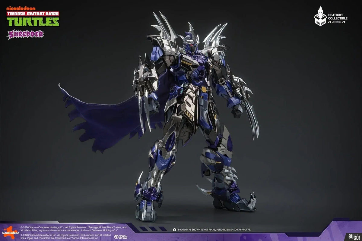 HEATBOYS HB0119 忍者龜 施瑞德 Shredder 電鍍版 合金成品