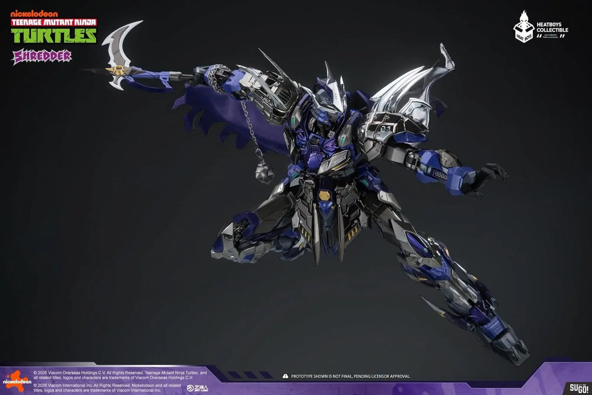 HEATBOYS HB0119 忍者龜 施瑞德 Shredder 電鍍版 合金成品