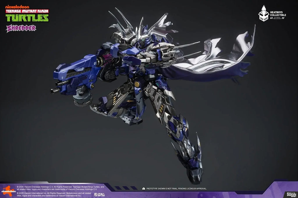 HEATBOYS HB0119 忍者龜 施瑞德 Shredder 電鍍版 合金成品