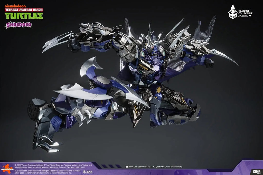 HEATBOYS HB0119 忍者龜 施瑞德 Shredder 電鍍版 合金成品
