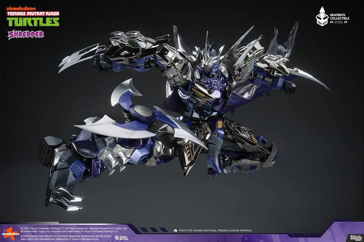 HEATBOYS HB0119 忍者龜 施瑞德 Shredder 電鍍版 合金成品