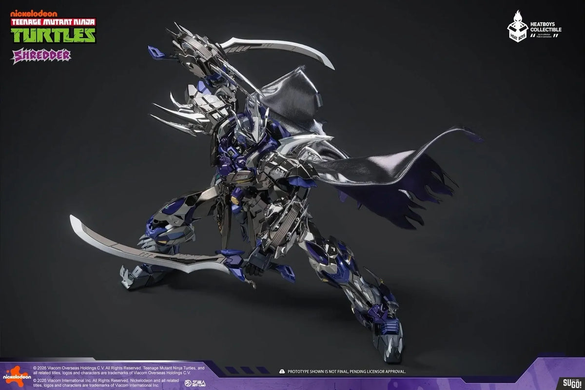 HEATBOYS HB0119 忍者龜 施瑞德 Shredder 電鍍版 合金成品