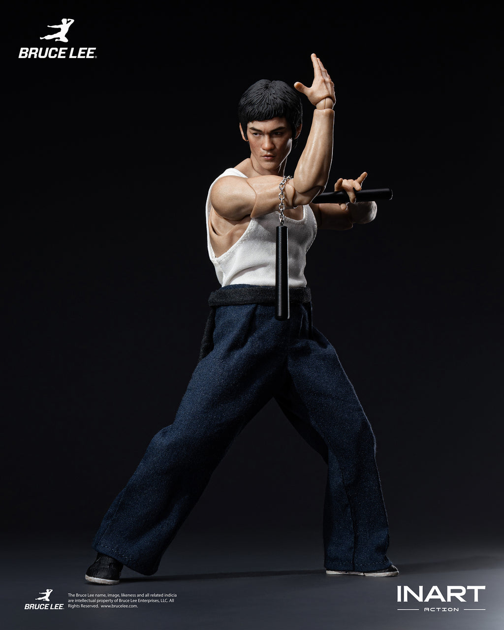 INART 1/12 李小龍 功夫服 Bruce Lee Kung Fu Costume 可動人偶