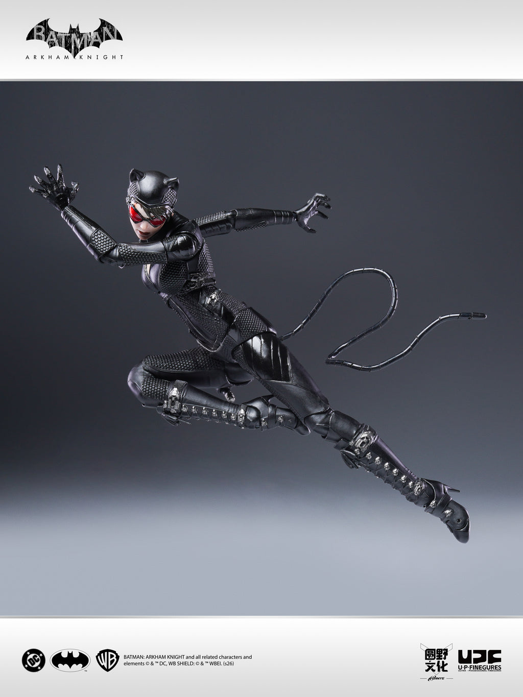 圓野文化 X UPFinegures 良品製造 1/12 蝙蝠俠：阿卡漢騎士 BATMAN CATWOMAN 貓女 可動人偶