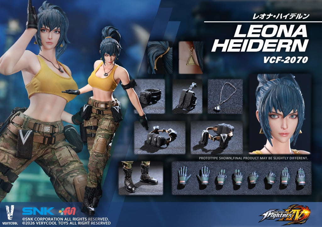 VERYCOOL 1/6 VCF-2070 拳皇XIV Leona Heidern 莉安娜 哈迪蘭 可動人偶