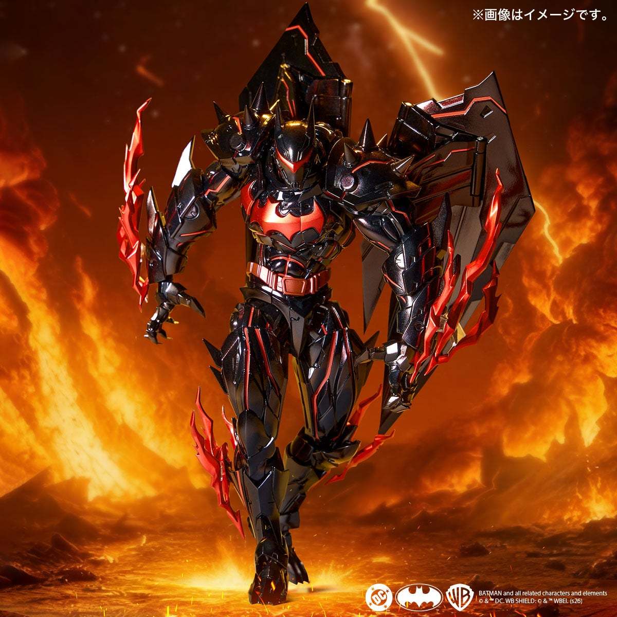 海洋堂 Kaiyodo Revoltech Amazing Yamaguchi Hellbat 地獄蝙蝠裝甲 蝙蝠俠 Batman