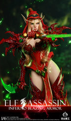 龍山重工 LSZGTOYS 1/6 LS2026-XK 炎獄熾鎧 精靈刺客 Infernal Armor Elf Assassin 可動人偶