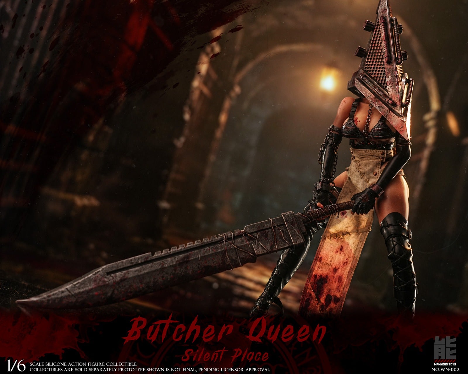 Wanneng Toys 腕能 1/6 WN-002A WN-002B 屠夫女王 Butcher Queen 普通版 豪華版 特典 真人頭雕 面罩 血件