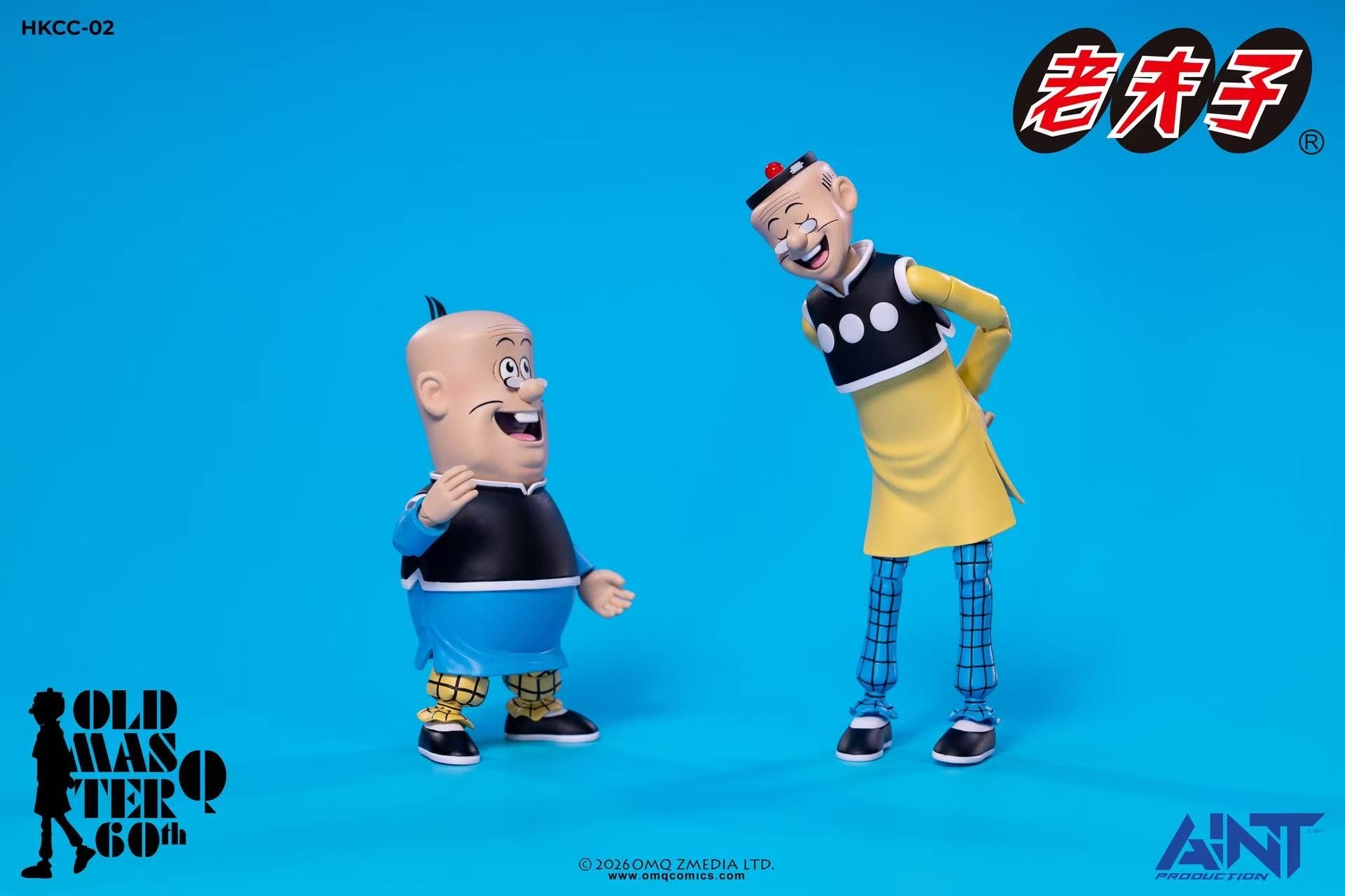 AINT Production 老夫子60週年 1/12 HKCC-02 大蕃薯 老夫子 可動人偶