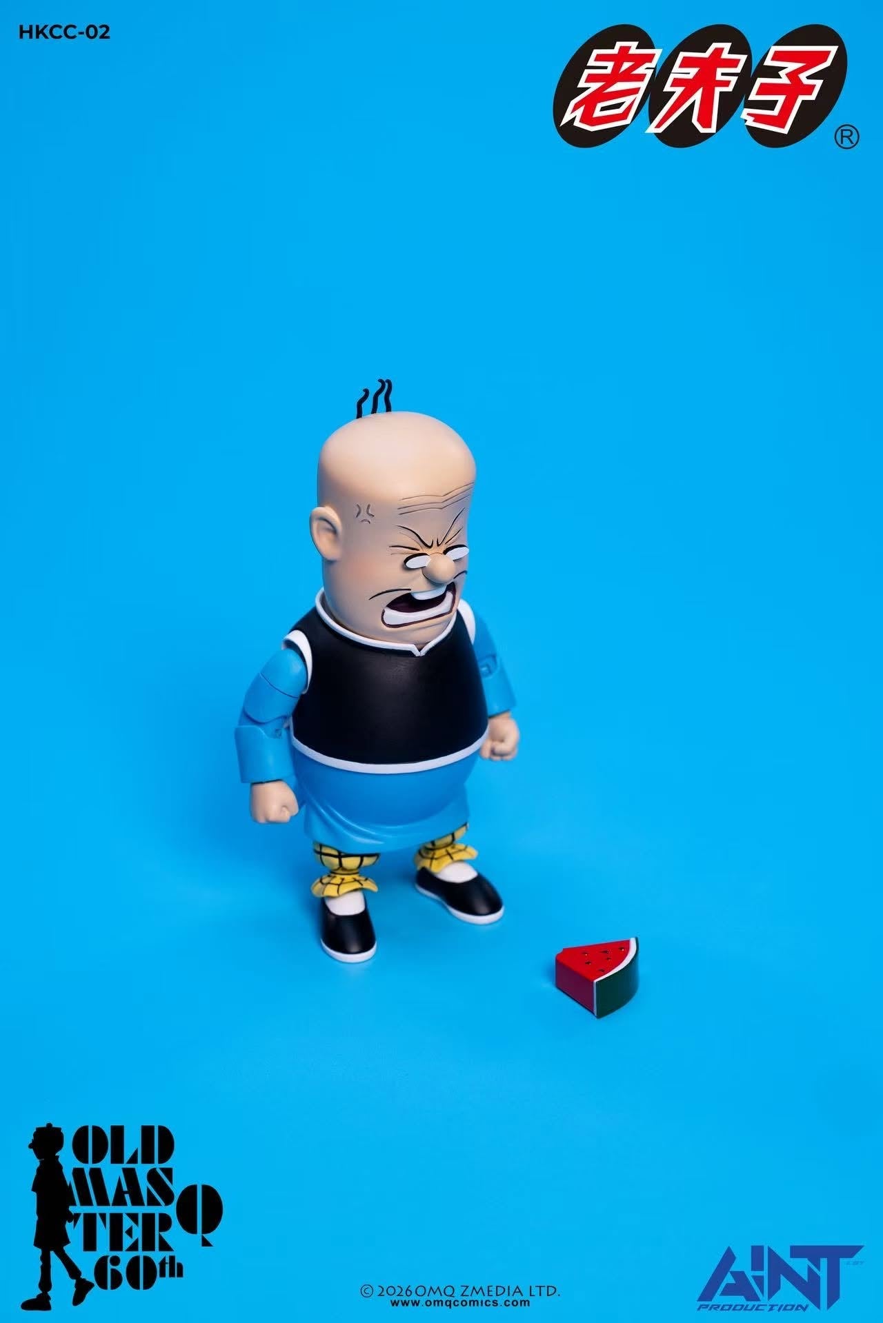 AINT Production 老夫子60週年 1/12 HKCC-02 大蕃薯 老夫子 可動人偶