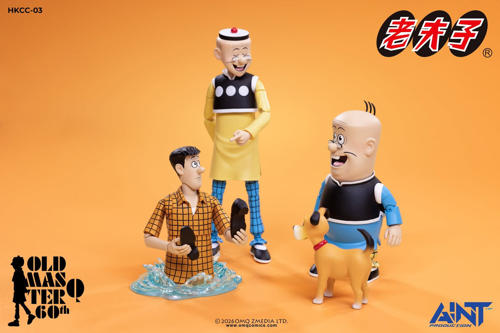 AINT Production 老夫子60週年 1/12 HKCC-03 秦先生 及 陳小姐 套裝 老夫子 可動人偶