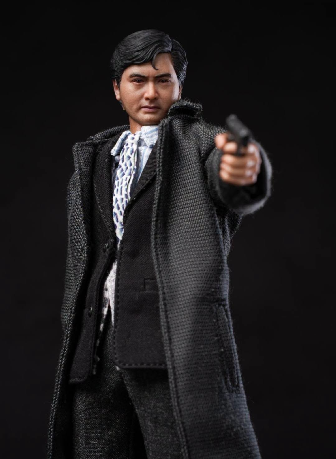 Mountain Studio 1/12 MTS003 鐵血英雄 小馬哥 雙槍英雄 黑風衣版 布衣可動