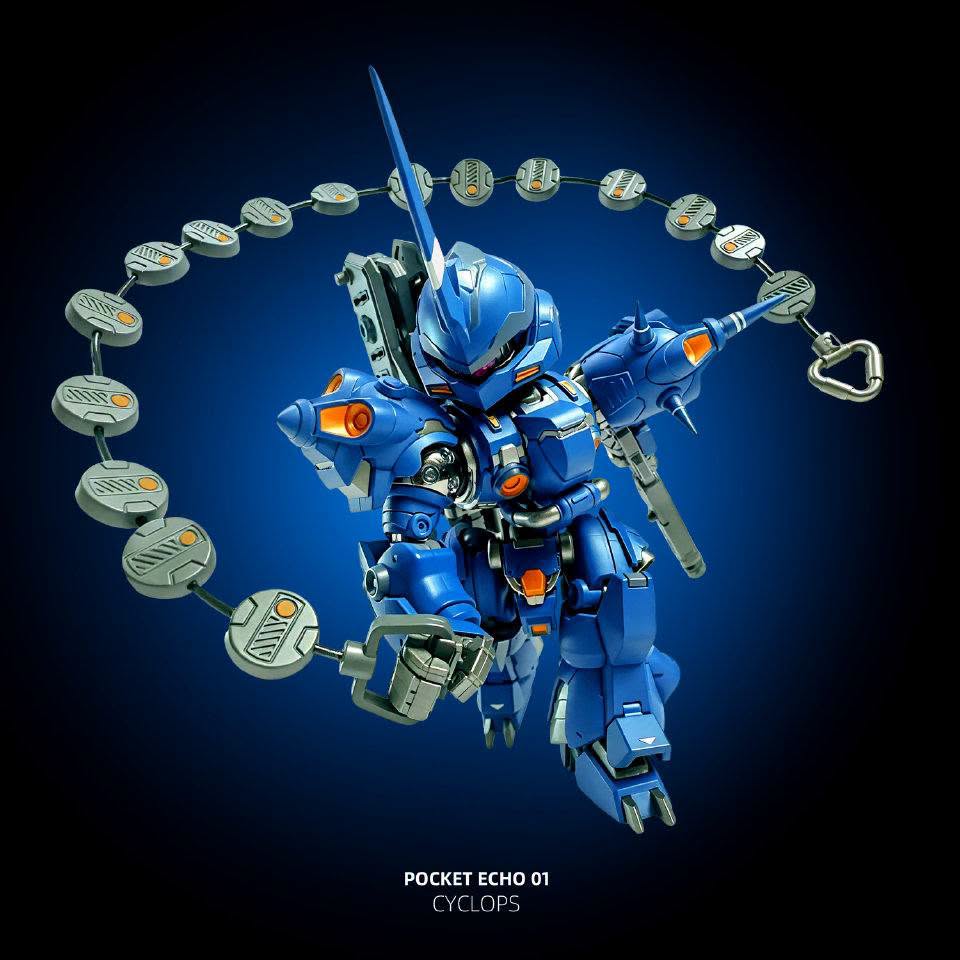 招財貓玩具 招財猫 Lucky Cat 口袋迴響系列 POCKET RECO MGSD PR‑01 獨眼巨人 Cyclops 合金成品