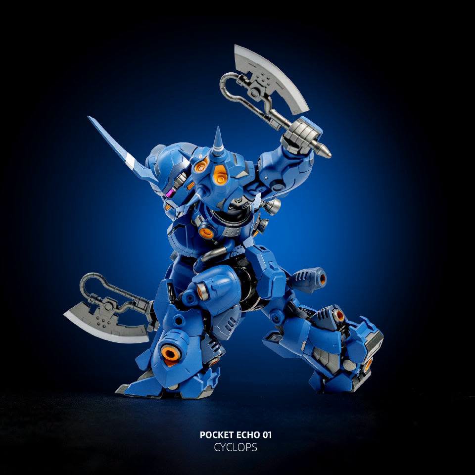招財貓玩具 招財猫 Lucky Cat 口袋迴響系列 POCKET RECO MGSD PR‑01 獨眼巨人 Cyclops 合金成品