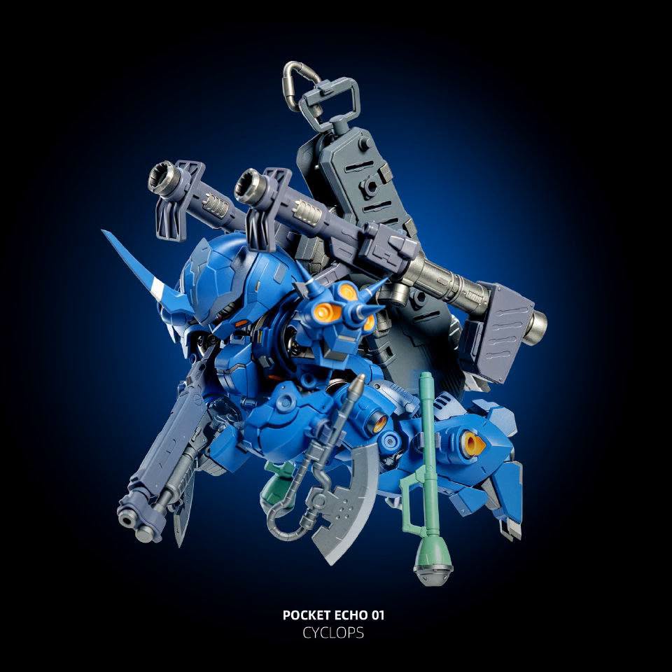 招財貓玩具 招財猫 Lucky Cat 口袋迴響系列 POCKET RECO MGSD PR‑01 獨眼巨人 Cyclops 合金成品
