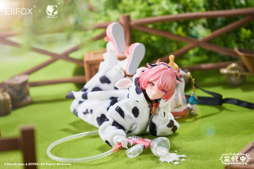 Eiifox & BearPanda 1/8 奶牛 MOMO 矽膠 包膠 可動人偶