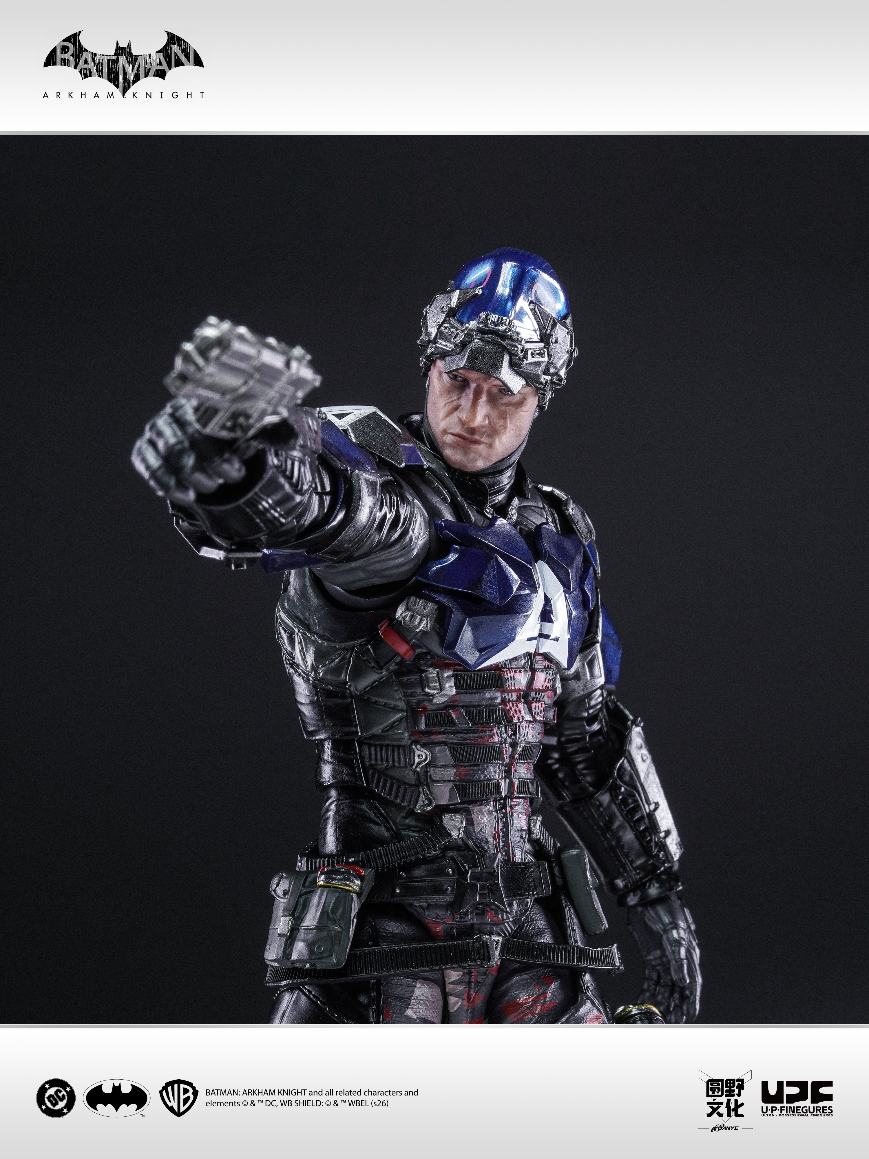 圓野文化 X UPFinegures 良品製造 1/12 Batman Arkham Knight 蝙蝠俠 阿卡漢騎士 可動人偶