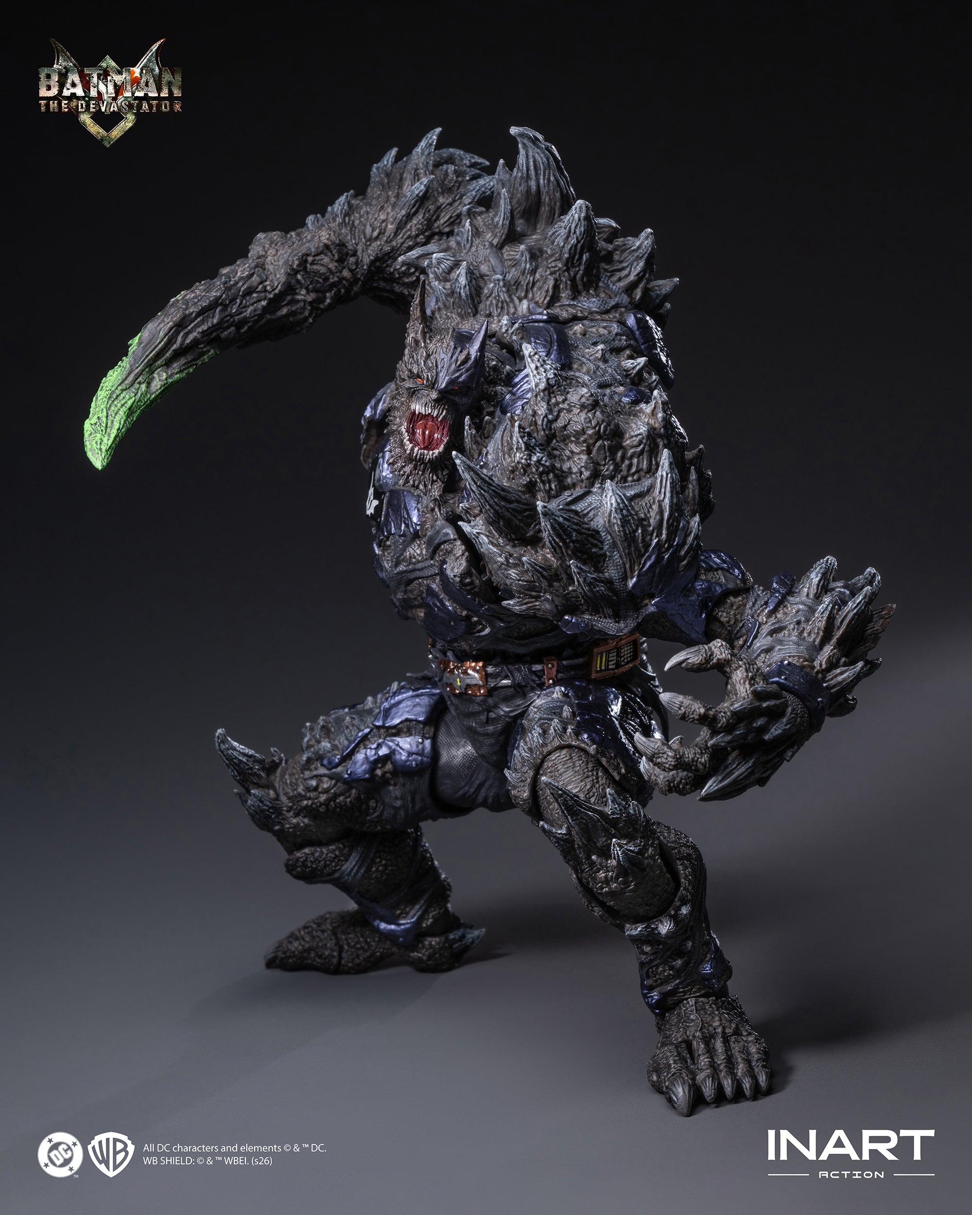 INART 1/12 Dark Nights Metal 系列 蝙蝠俠 Batman The Devastator 蹂躪者 可動人偶