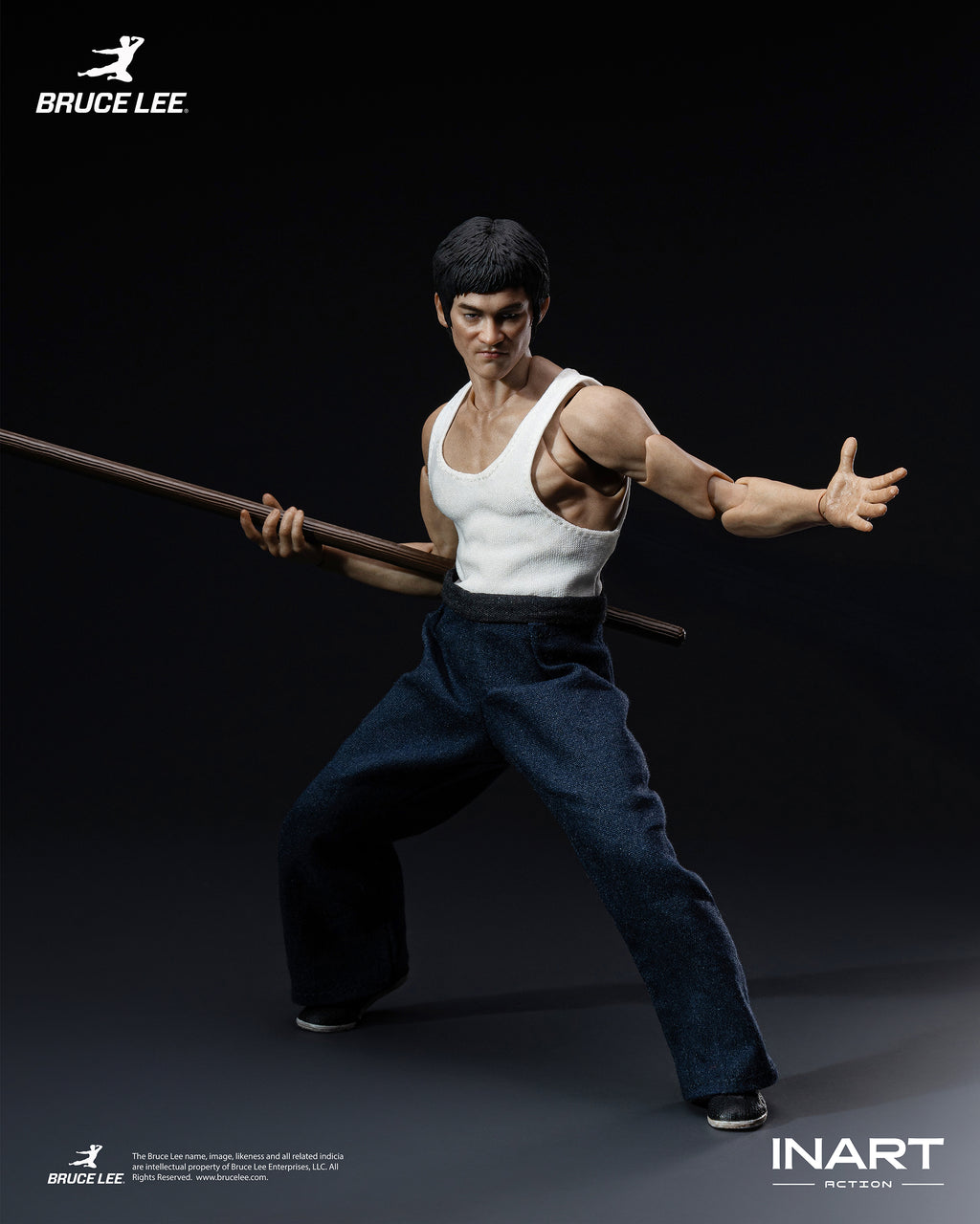INART 1/12 李小龍 功夫服 Bruce Lee Kung Fu Costume 可動人偶
