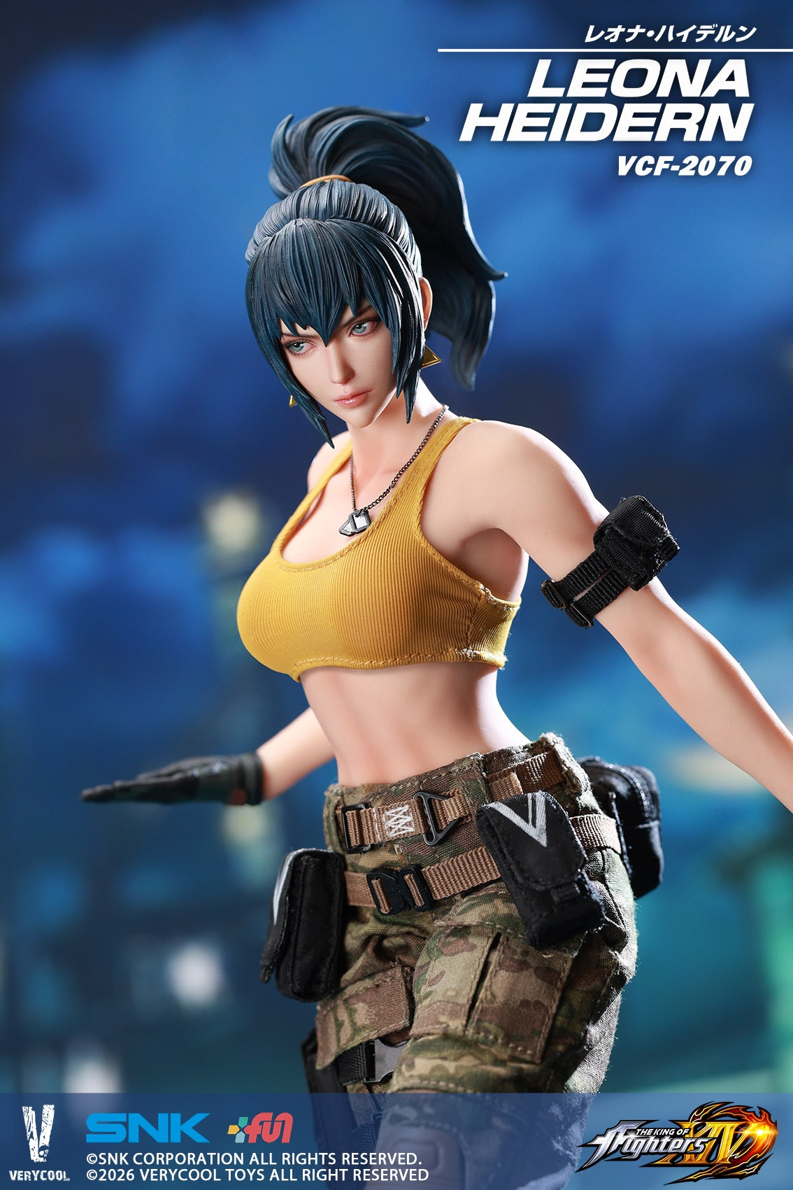 VERYCOOL 1/6 VCF-2070 拳皇XIV Leona Heidern 莉安娜 哈迪蘭 可動人偶