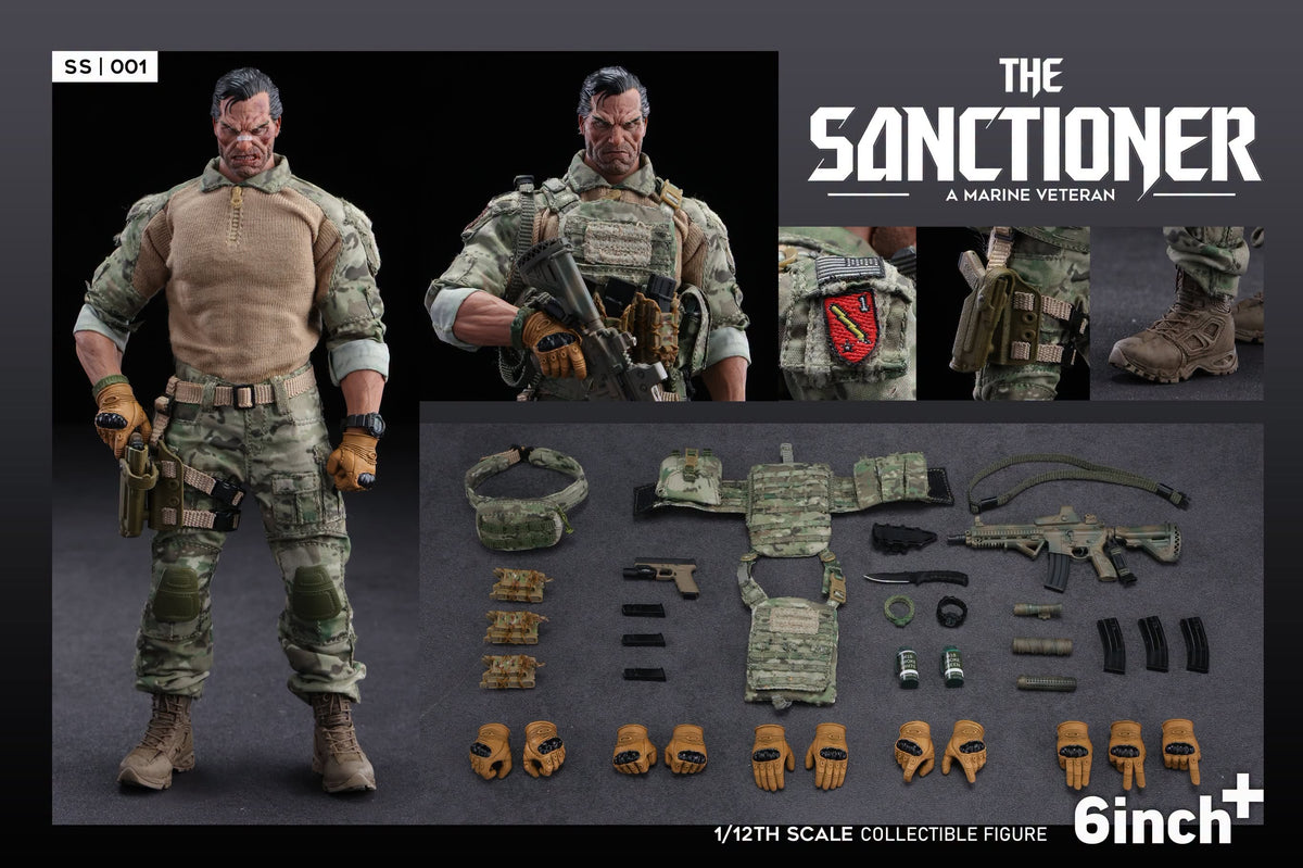 6inchplus 1/12 SS001 The Sanctioner 制裁者 可動人偶