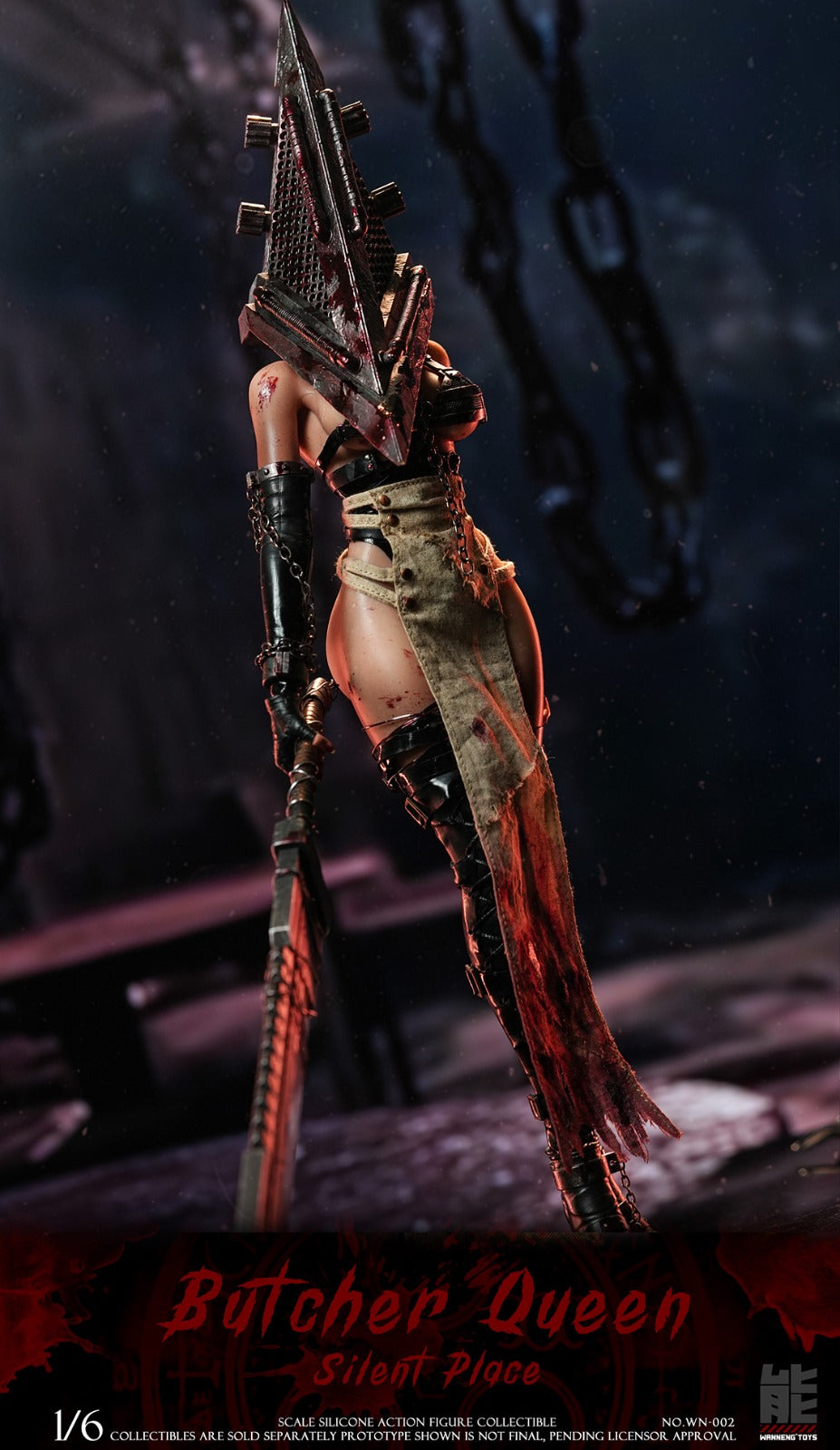 Wanneng Toys 腕能 1/6 WN-002A WN-002B 屠夫女王 Butcher Queen 普通版 豪華版 特典 真人頭雕 面罩 血件