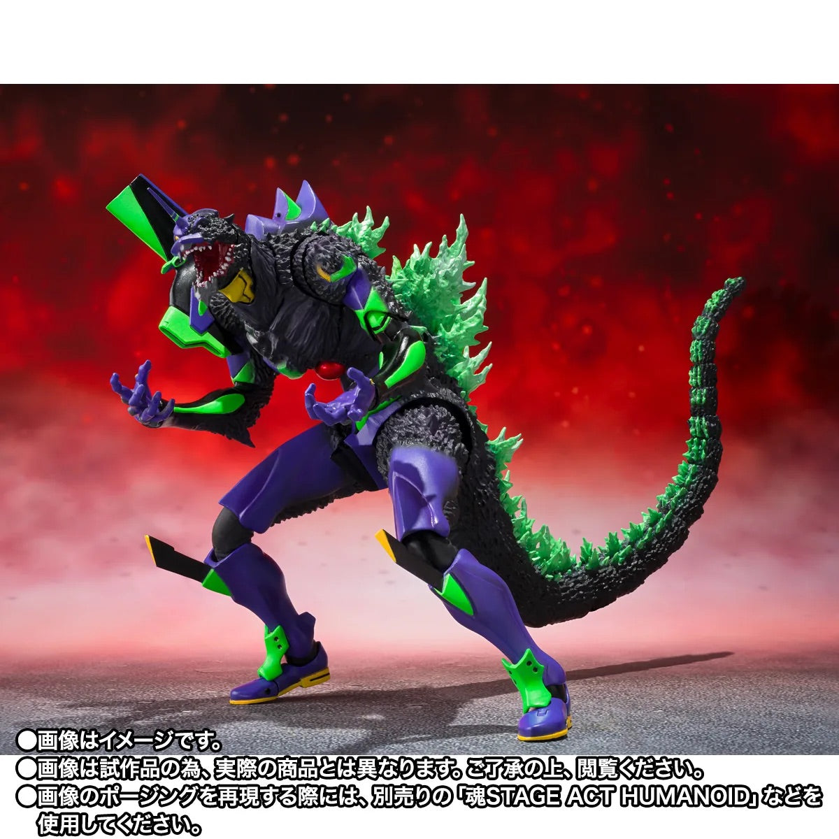 Bandai 魂限 SHMA EVA-01 初號機 "G" 覺醒形態 新世紀福音戰士 x 哥斯拉 Godzilla s.h.monsterarts Evangelion Test Type-01 "G" Awakening Form 可動成品