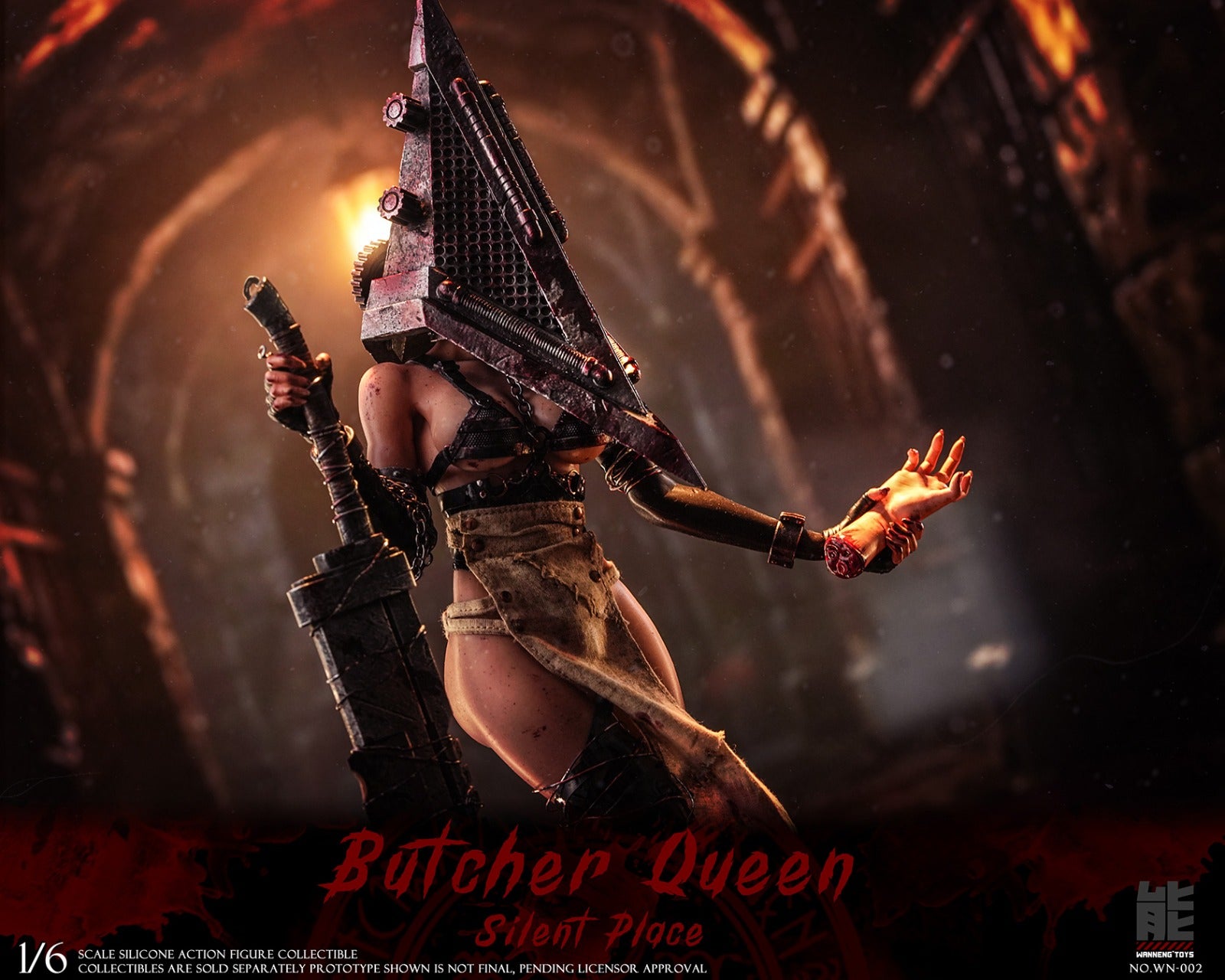 Wanneng Toys 腕能 1/6 WN-002A WN-002B 屠夫女王 Butcher Queen 普通版 豪華版 特典 真人頭雕 面罩 血件