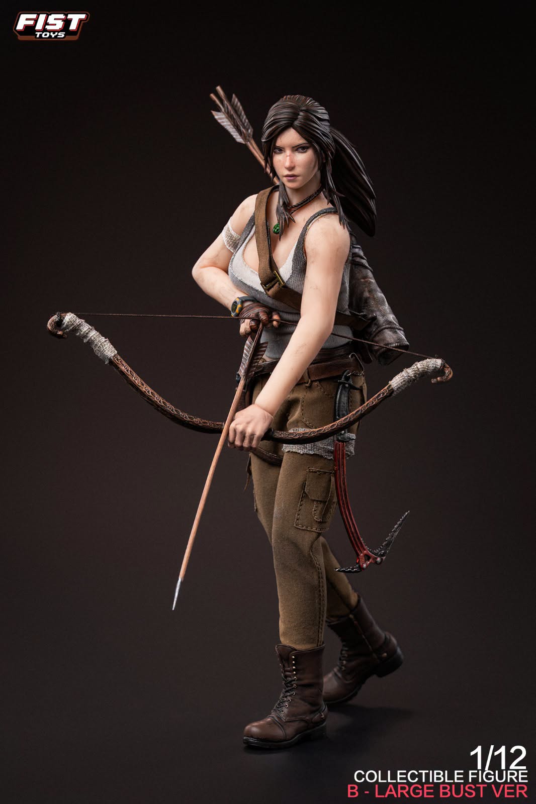 Fist Toys 1/12 FIST-003A FIST-003B &nbsp;叢林女射手 小胸版 大胸版 Jungle Huntress Small Bust Large Bust 可動人偶