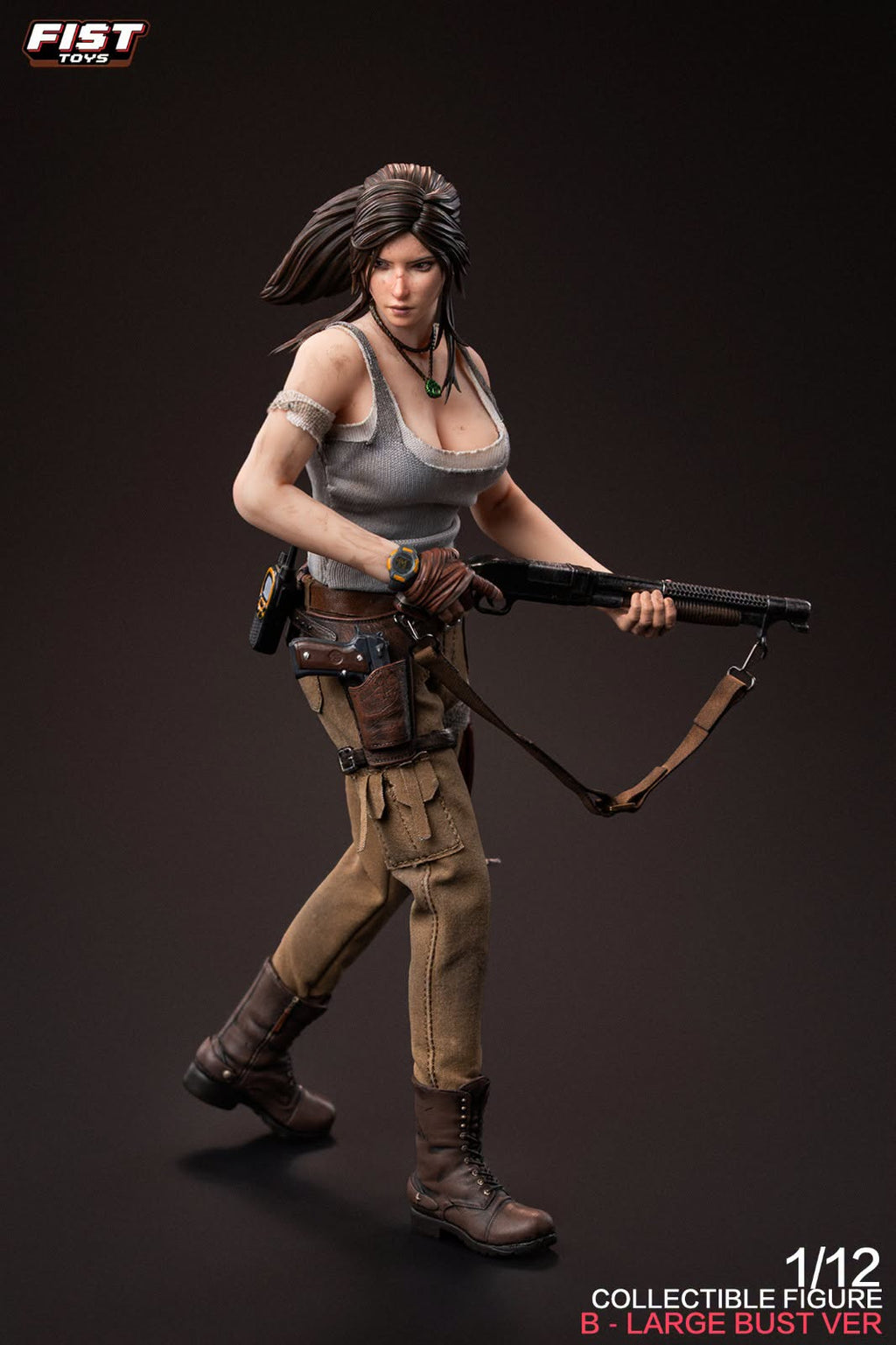 Fist Toys 1/12 FIST-003A FIST-003B &nbsp;叢林女射手 小胸版 大胸版 Jungle Huntress Small Bust Large Bust 可動人偶