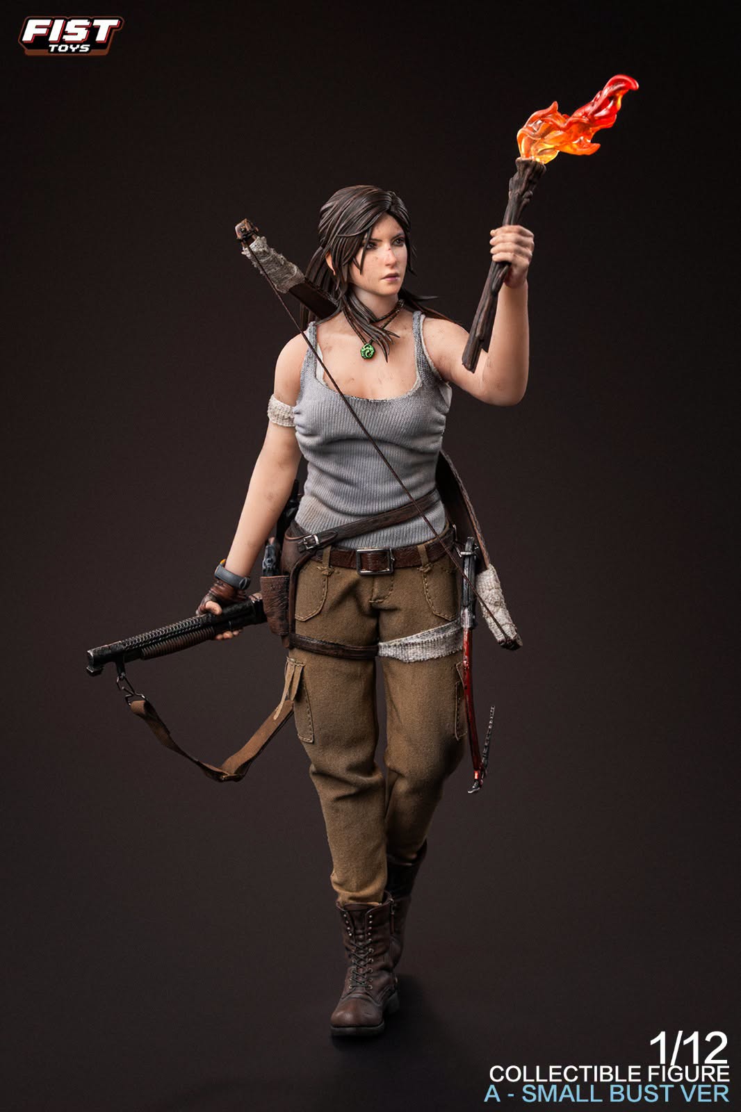 Fist Toys 1/12 FIST-003A FIST-003B &nbsp;叢林女射手 小胸版 大胸版 Jungle Huntress Small Bust Large Bust 可動人偶