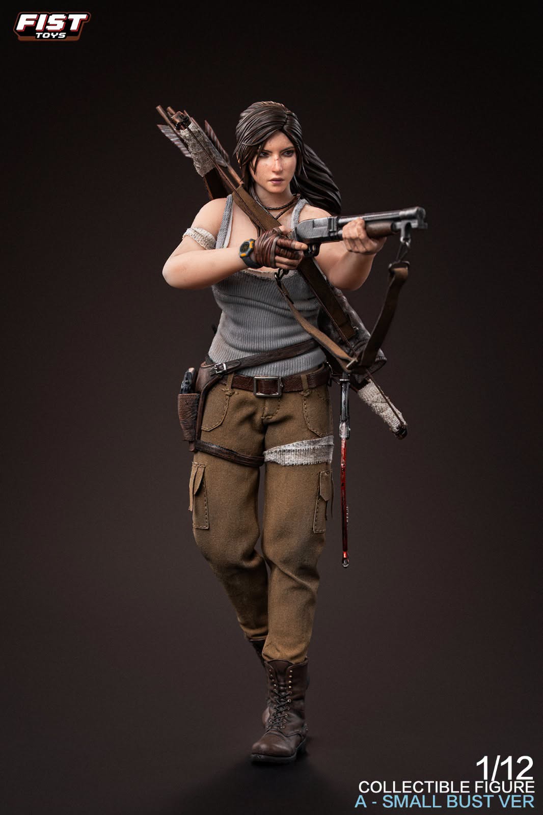 Fist Toys 1/12 FIST-003A FIST-003B &nbsp;叢林女射手 小胸版 大胸版 Jungle Huntress Small Bust Large Bust 可動人偶