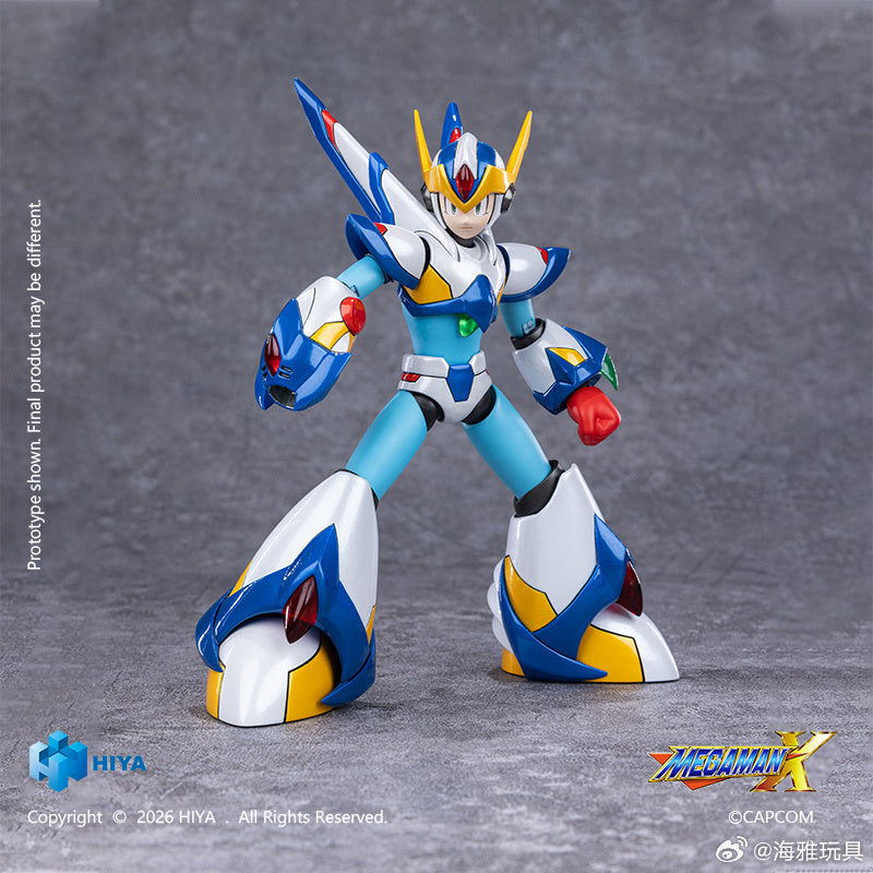 HIYA 海雅 1/12 MegaManX RockMan X 洛克人 猎鹰装甲版 可動人偶