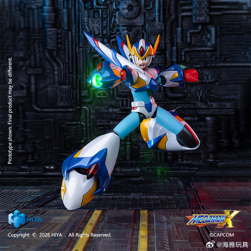 HIYA 海雅 1/12 MegaManX RockMan X 洛克人 猎鹰装甲版 可動人偶