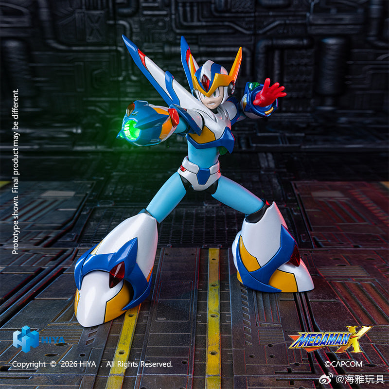 HIYA 海雅 1/12 MegaManX RockMan X 洛克人 猎鹰装甲版 可動人偶