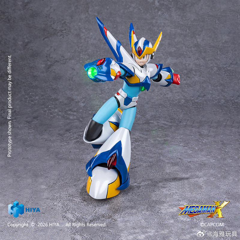 HIYA 海雅 1/12 MegaManX RockMan X 洛克人 猎鹰装甲版 可動人偶