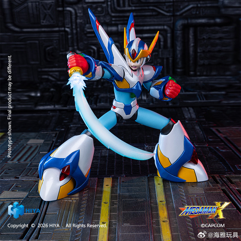 HIYA 海雅 1/12 MegaManX RockMan X 洛克人 猎鹰装甲版 可動人偶