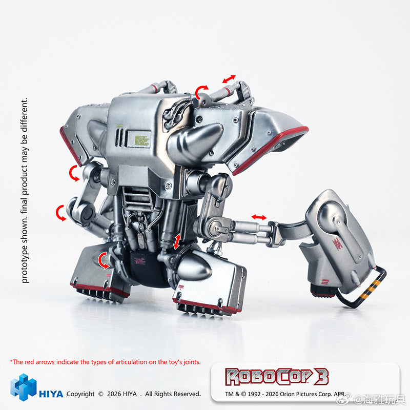HIYA 海雅玩具 1/12 EXQUISITE SUPER 系列 1/12 ROBOCOP 3 機械戰警3 機械戰警 可動人偶