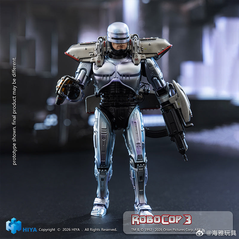 HIYA 海雅玩具 1/12 EXQUISITE SUPER 系列 1/12 ROBOCOP 3 機械戰警3 機械戰警 可動人偶