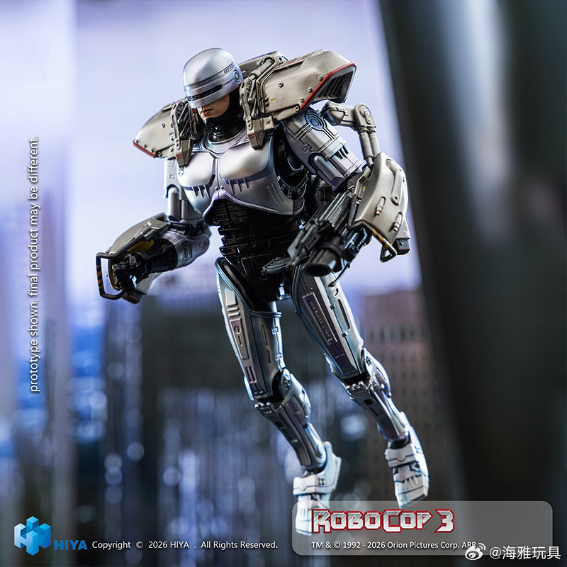 HIYA 海雅玩具 1/12 EXQUISITE SUPER 系列 1/12 ROBOCOP 3 機械戰警3 機械戰警 可動人偶