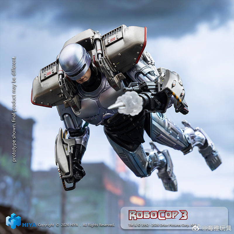 HIYA 海雅玩具 1/12 EXQUISITE SUPER 系列 1/12 ROBOCOP 3 機械戰警3 機械戰警 可動人偶
