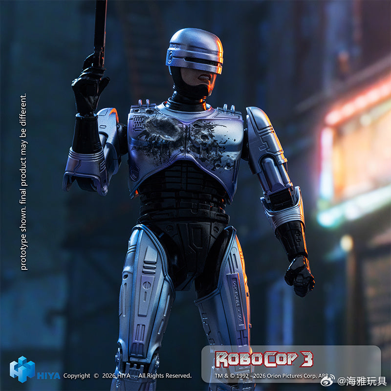 HIYA 海雅玩具 1/12 EXQUISITE SUPER 系列 1/12 ROBOCOP 3 機械戰警3 機械戰警 可動人偶