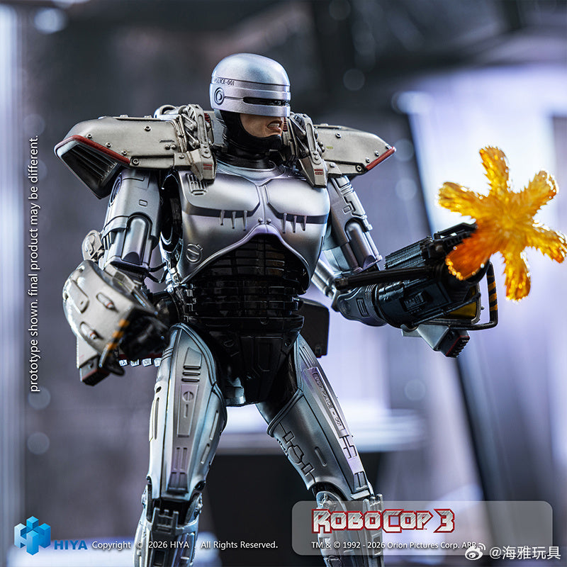 HIYA 海雅玩具 1/12 EXQUISITE SUPER 系列 1/12 ROBOCOP 3 機械戰警3 機械戰警 可動人偶