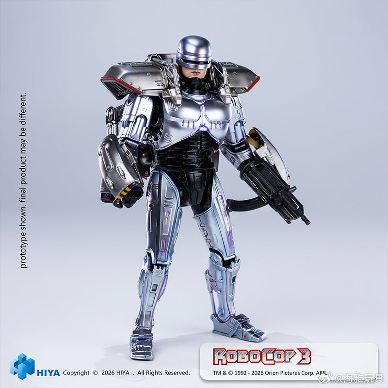 HIYA 海雅玩具 1/12 EXQUISITE SUPER 系列 1/12 ROBOCOP 3 機械戰警3 機械戰警 可動人偶