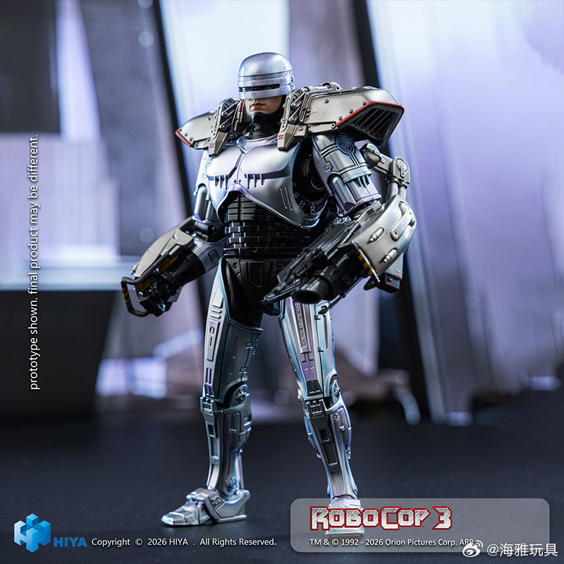 HIYA 海雅玩具 1/12 EXQUISITE SUPER 系列 1/12 ROBOCOP 3 機械戰警3 機械戰警 可動人偶