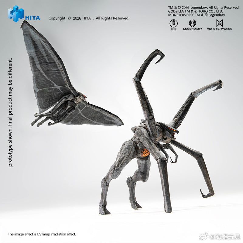 HIYA 海雅 EXQUISITE BASIC系列 SHM 哥斯拉 2014 雌雄穆托套装 可動成品