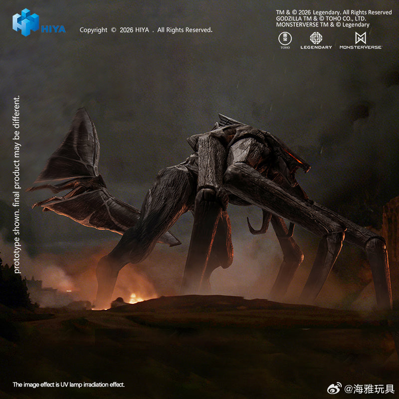 HIYA 海雅 EXQUISITE BASIC系列 SHM 哥斯拉 2014 雌雄穆托套装 可動成品