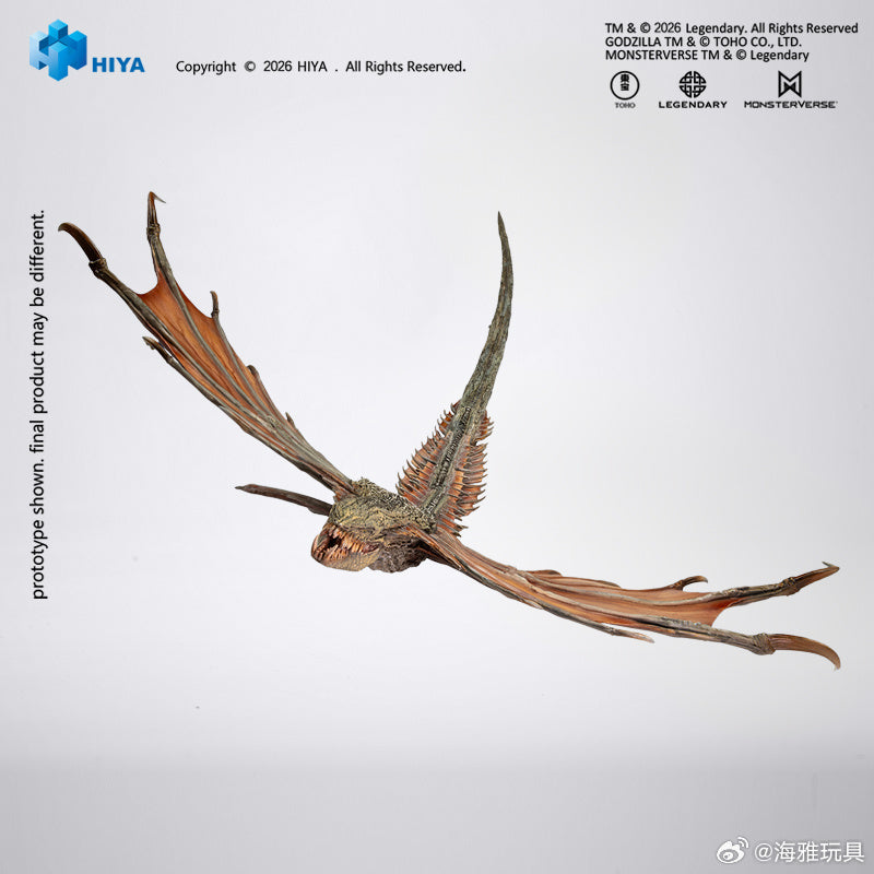 HIYA 海雅 EXQUISITE BASIC系列 SHM 哥斯拉大戰金剛 鳴蛇 EBG0191 可動成品