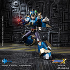 HIYA 海雅玩具 EXQUISITE BASIC 系列 ROCKMAN X 洛克人 X 艾克斯 究極裝甲版 可動人偶